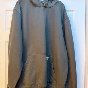 Carhartt Men's  olive green hoodie.